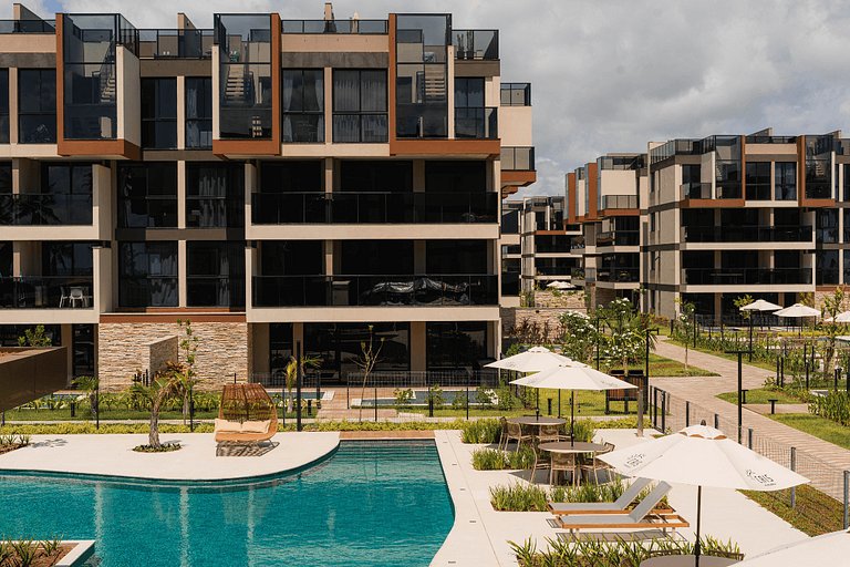 Apartamento com Varanda em Muro Alto by Sintta