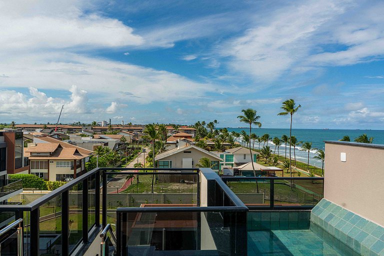 Rooftop de luxo à beira-mar de Muro Alto, Porto de galinhas,