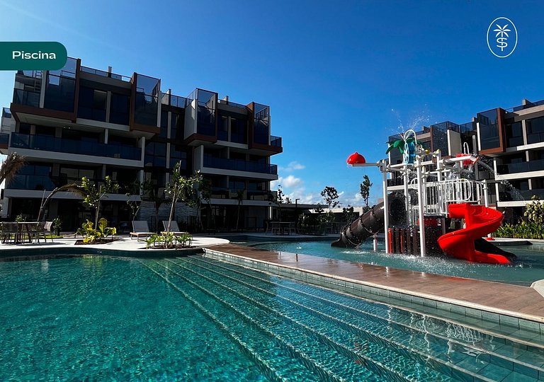 Cobertura de luxo com piscina, Muro Alto by Sintta