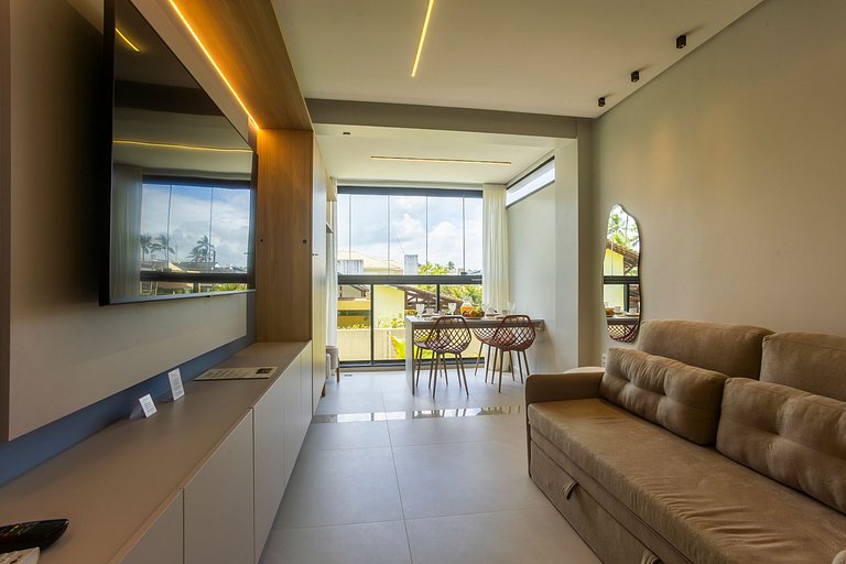 Apartamento à Beira-Mar com Varanda by Sintta