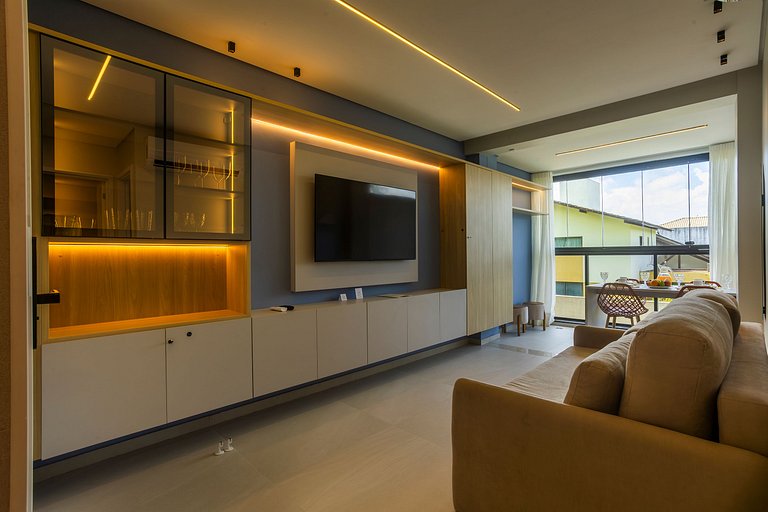 Apartamento à Beira-Mar com Varanda by Sintta