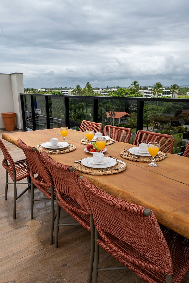 Cobertura de luxo com piscina, Muro Alto by Sintta