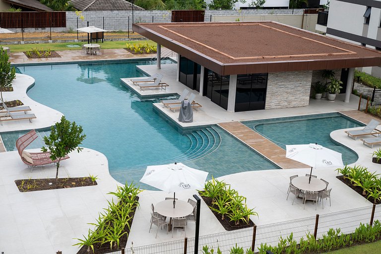 Cobertura de luxo com piscina, Muro Alto by Sintta