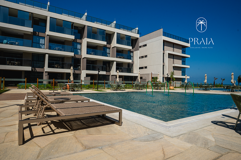 Flat Premium à beira-mar de Muro Alto, By Sintta