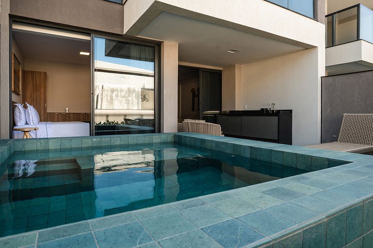 Flat com Piscina Exclusiva em Muro Alto, By Sintta