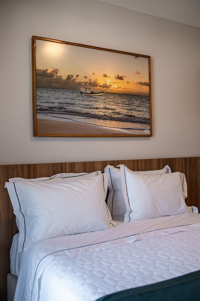 Apartamento Deluxe à beira-mar de Muro Alto