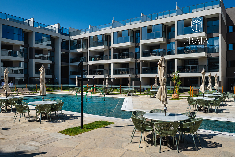 Apartamento beira-mar premium em Muro Alto