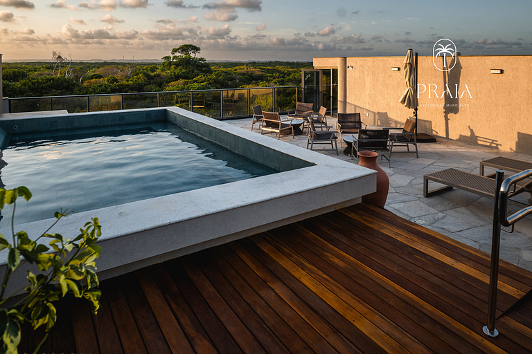 Flat Design com vista-mar de Muro Alto, By Sintta