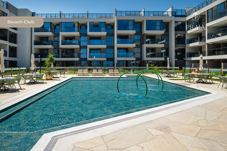 Apartamento beira-mar premium em Muro Alto