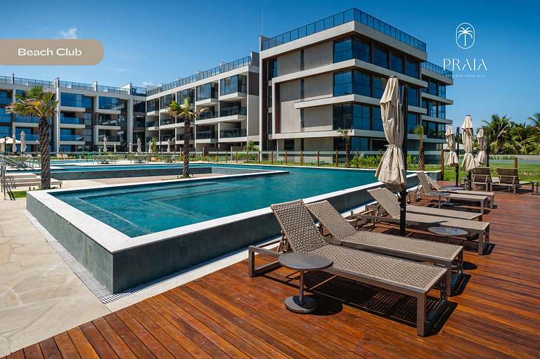 Apartamento Deluxe à beira-mar de Muro Alto