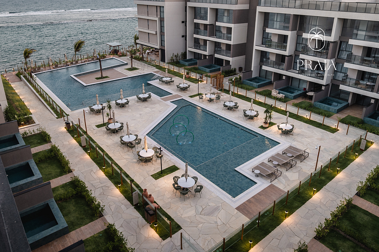 Flat de luxo à beira-mar de Muro Alto, By Sintta