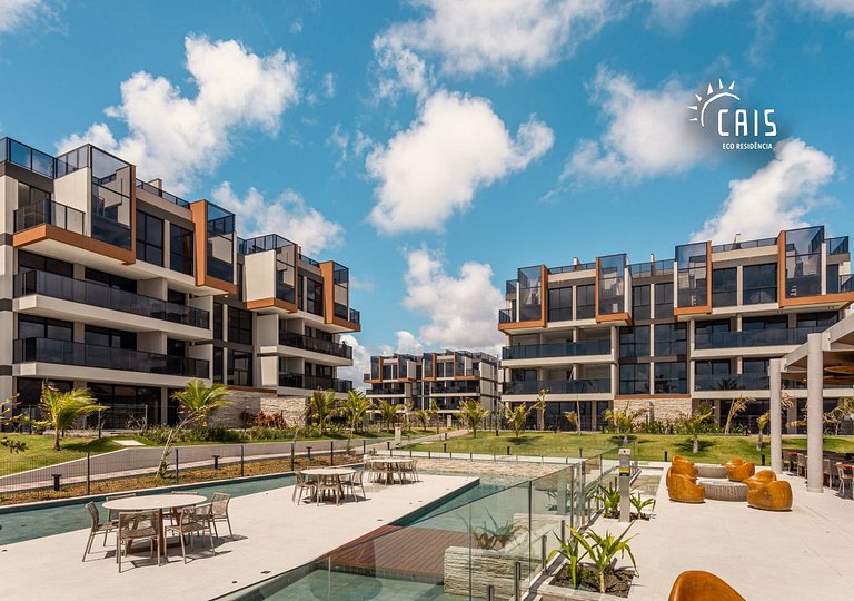 Cobertura de luxo com piscina, Muro Alto by Sintta