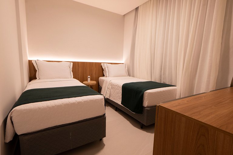 Cobertura de luxo com piscina, Muro Alto by Sintta